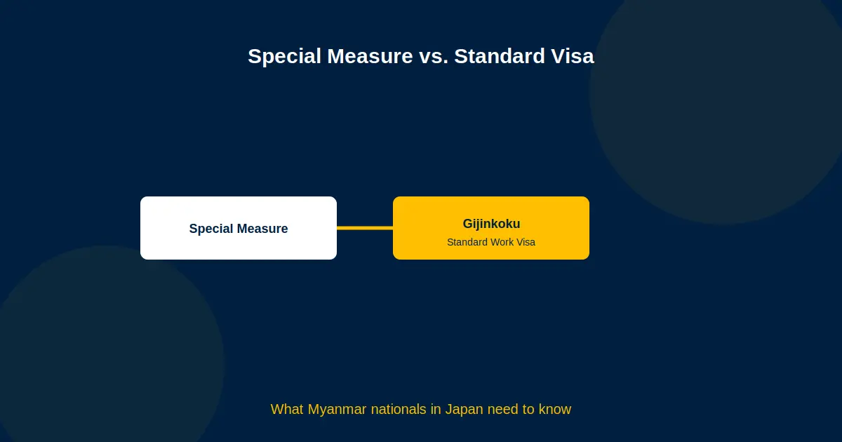 Special Measure vs. Standard Work Visa: What Myanmar Nationals in Japan Need to Know